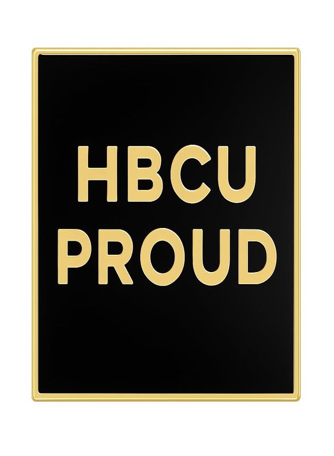PinMaze HBCU Pride Grad Lapel Pin - Black History Educated Women Strong African American Brooch Pinback Badge - Image 1